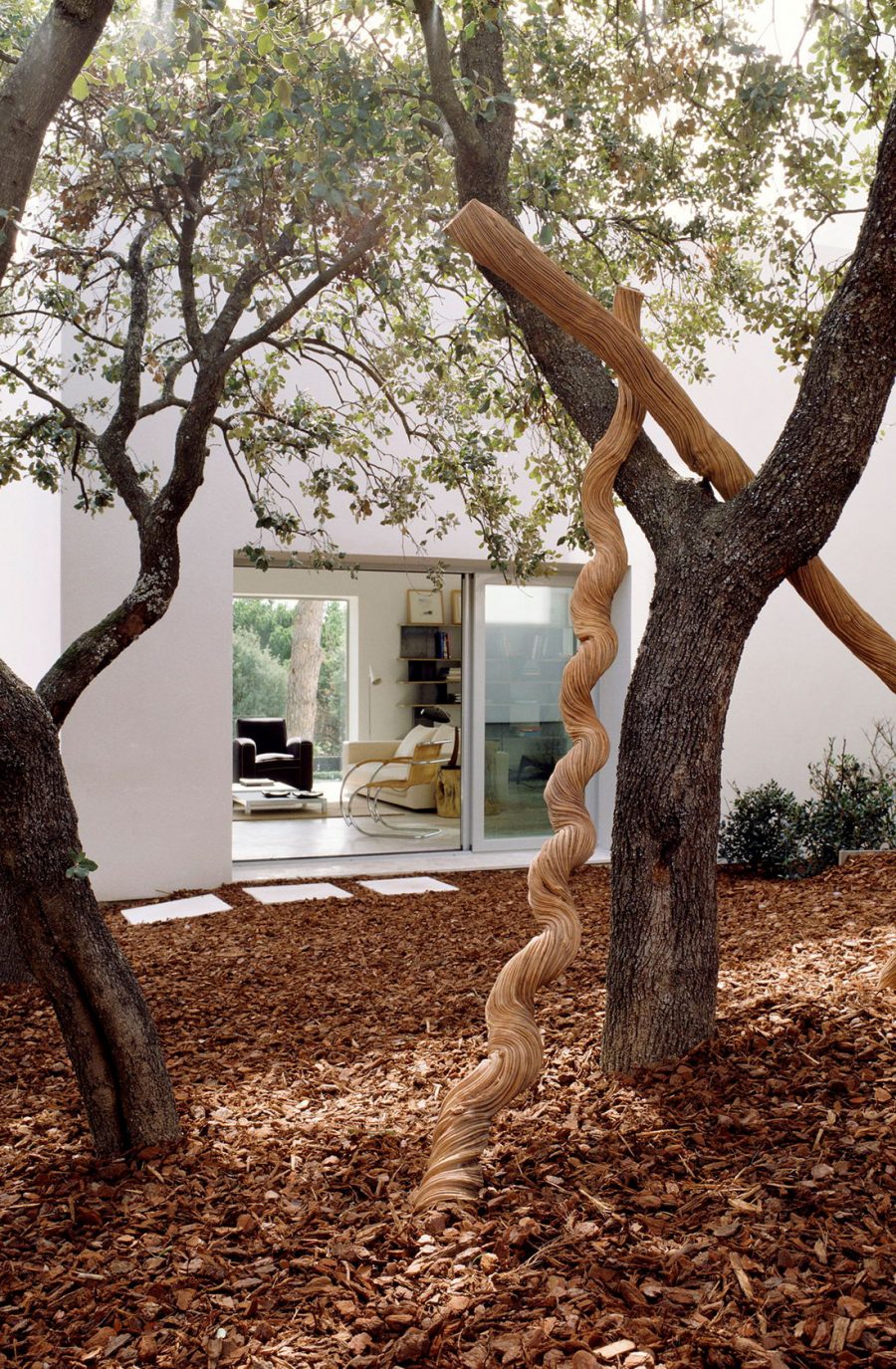 Jardin Casa del Pico  proyecto ÁBATON Arquitectura