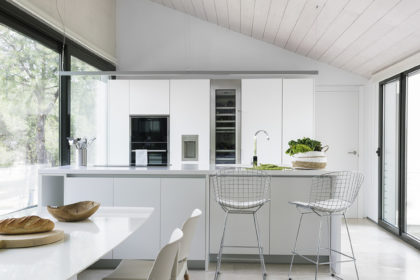 Cocina Casa XY, Arquitectura en madera