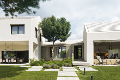 Módulo central de Casa XY, Arquitectura en madera