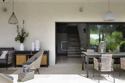 Porche Casa XY, Arquitectura en madera