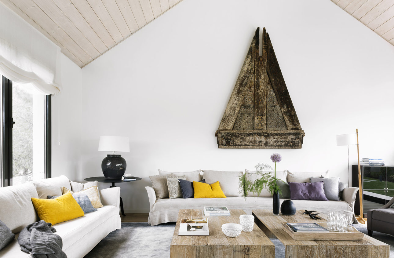 Salón Casa XY, Arquitectura en madera