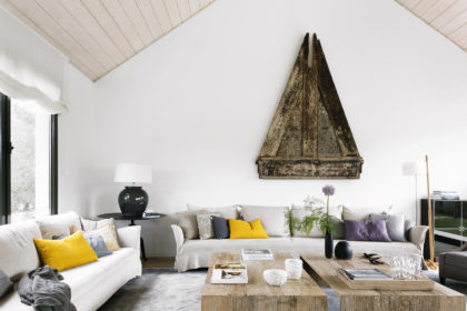 Salón Casa XY, Arquitectura en madera