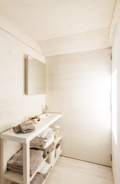 Baño de la vivienda transportable ÁPH
