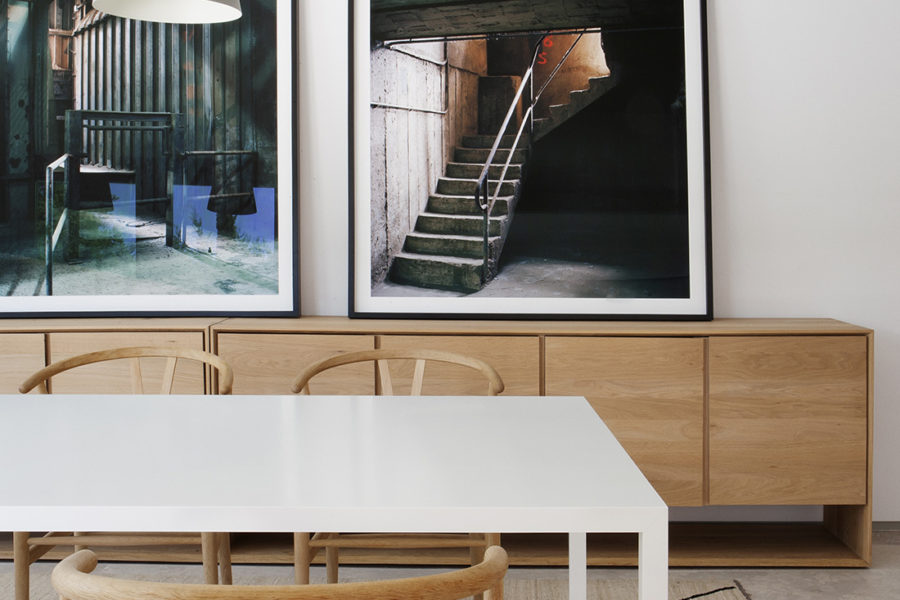 Decoración en el comedor de la vivienda formada
